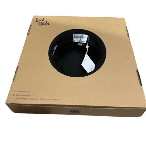 NWT Lack of Color Grove Hat black 100% Australian Wool REVOLVE Free People SM&LG - Picture 7 of 7